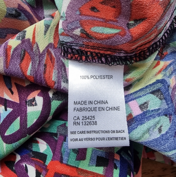 Fresh Fx Graffiti Print 'LOVE ICE CREAM' Lightweight Colourful Zip-Up Jacket - Picture 4 of 9